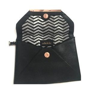 Stella & Dot Black Clutch/Wristlet/Pouch Used 1 time